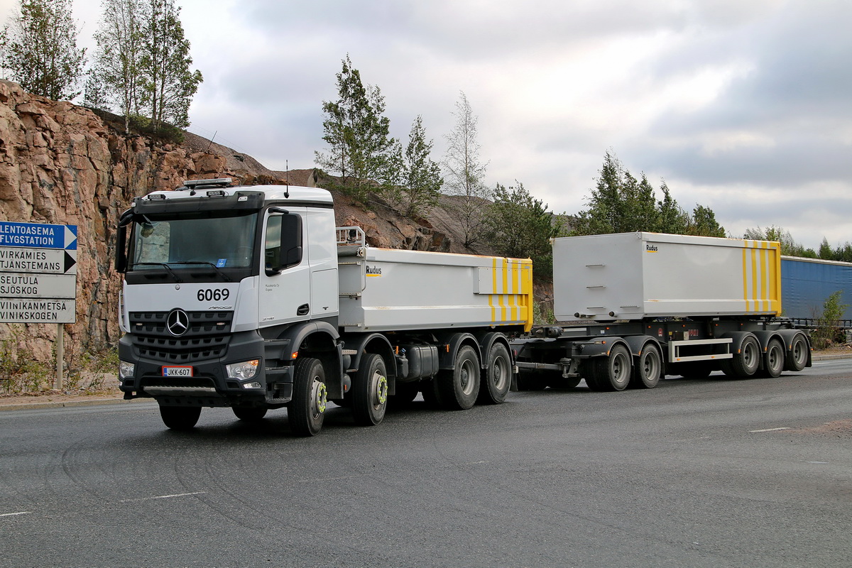 Финляндия, № 6069 — Mercedes-Benz Arocs (общ.м)