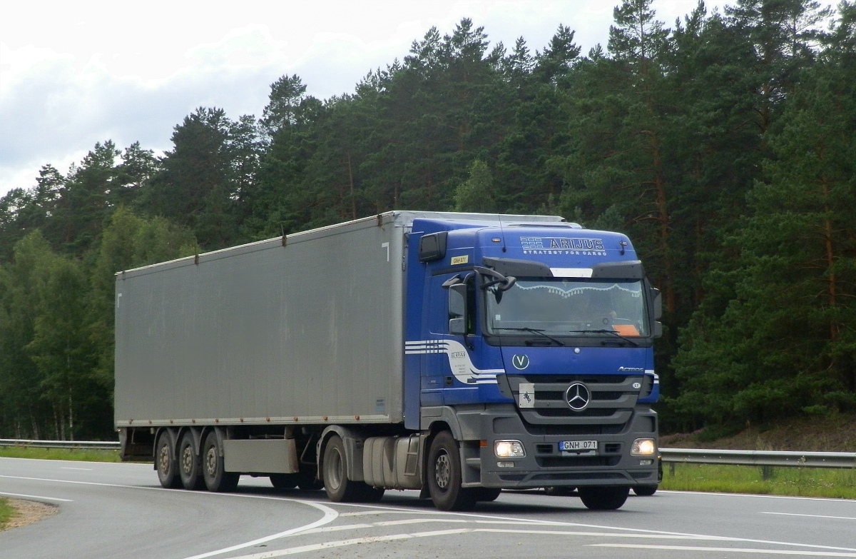 Литва, № GNH 071 — Mercedes-Benz Actros ('2009) 1844