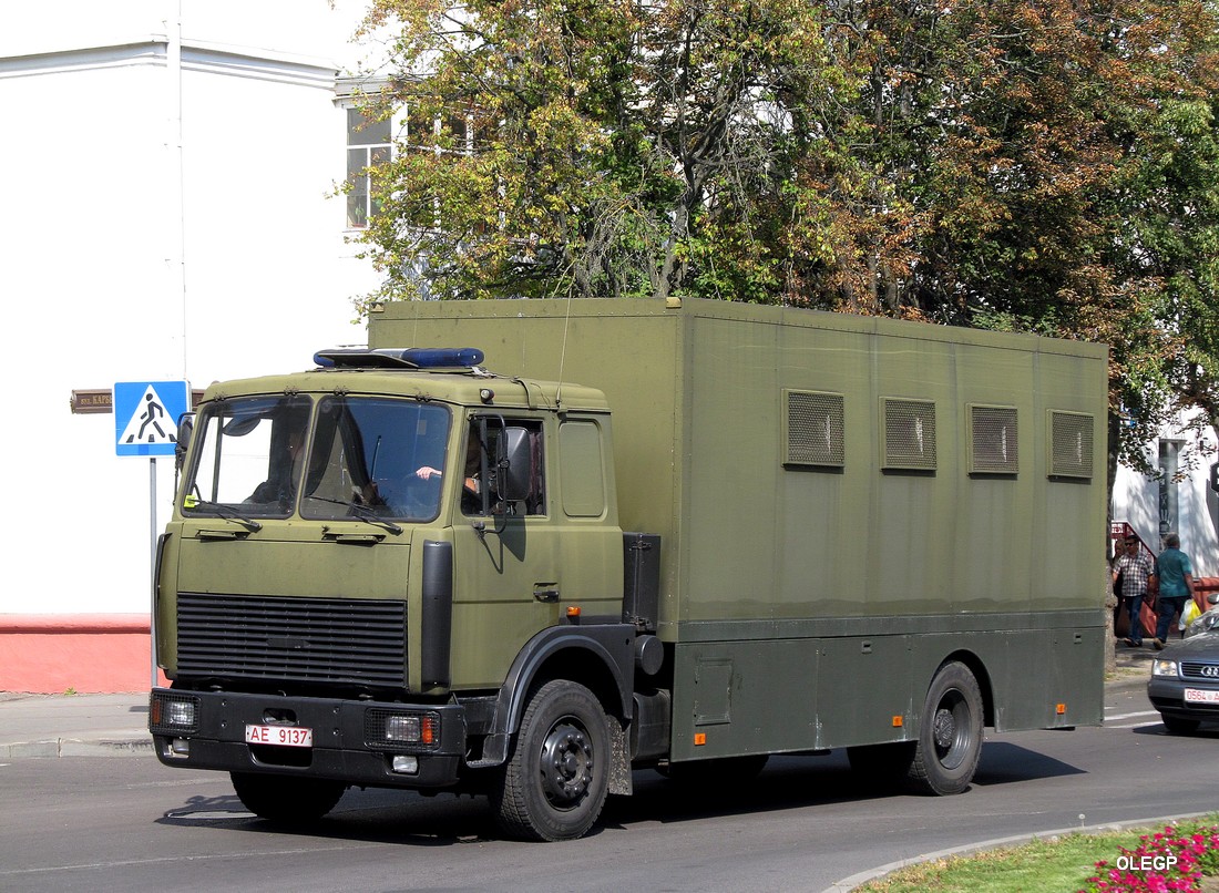 Брестская область, № АЕ 9137 — МАЗ-5336 (общая модель)