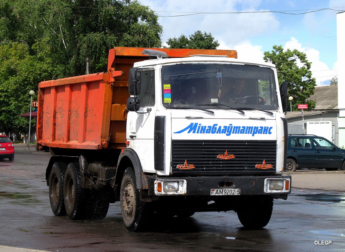 Минская область, № АМ 9202-5 — МАЗ-5516 (общая модель)