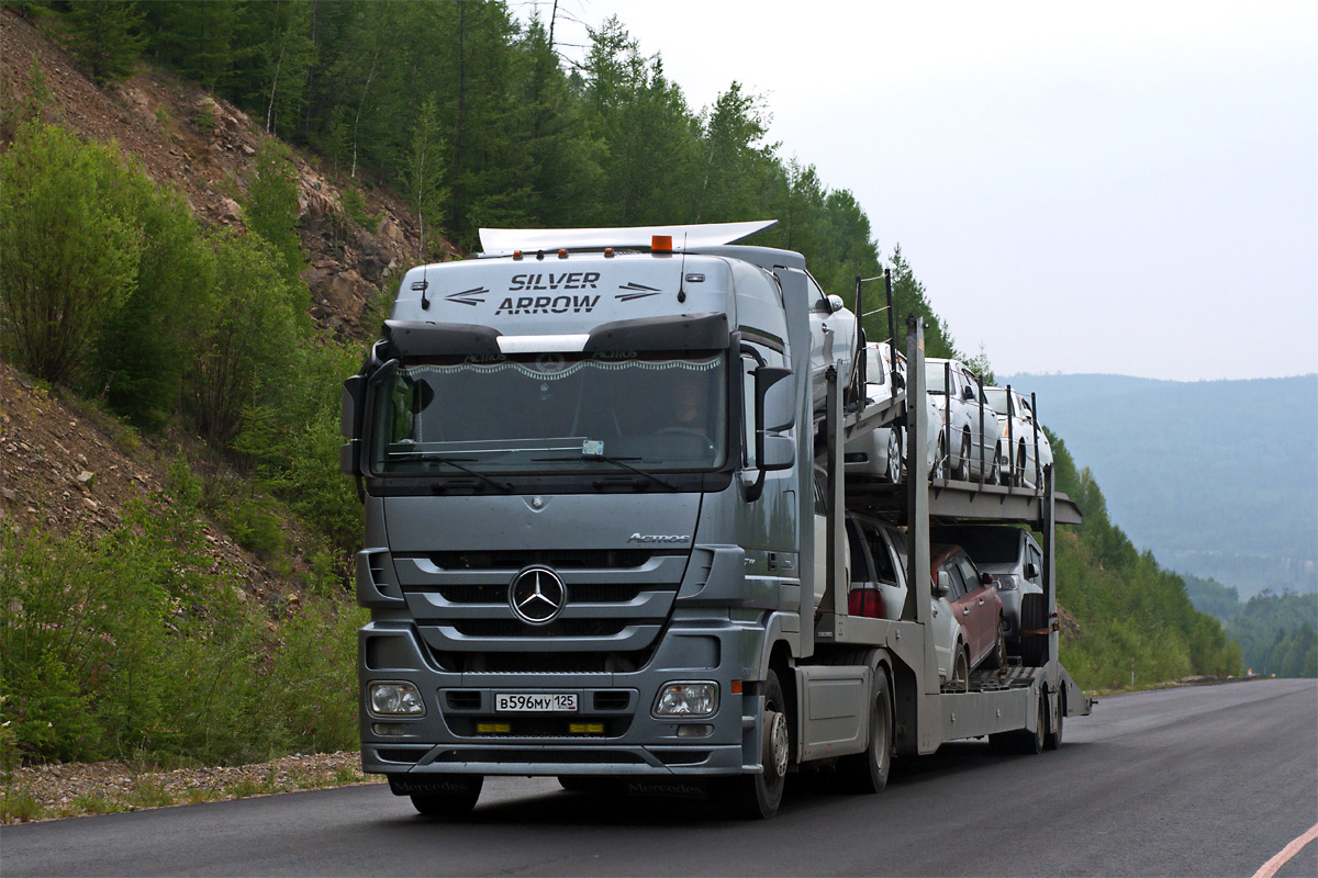 Приморский край, № В 596 МУ 125 — Mercedes-Benz Actros ('2009) 1844