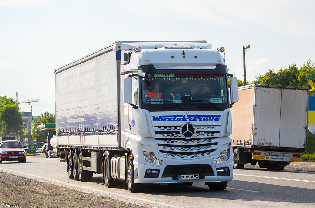 Львовская область, № ВС 0348 ЕХ — Mercedes-Benz Actros ('2011) 1848