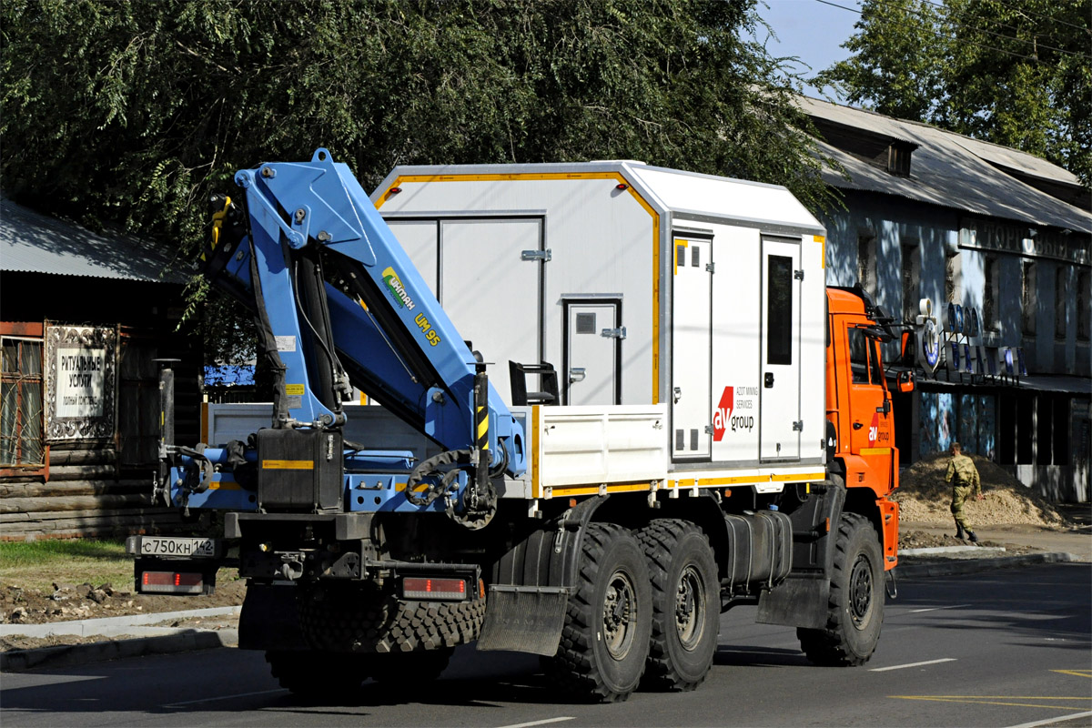 Кемеровская область, № С 750 КН 142 — КамАЗ-43118-50