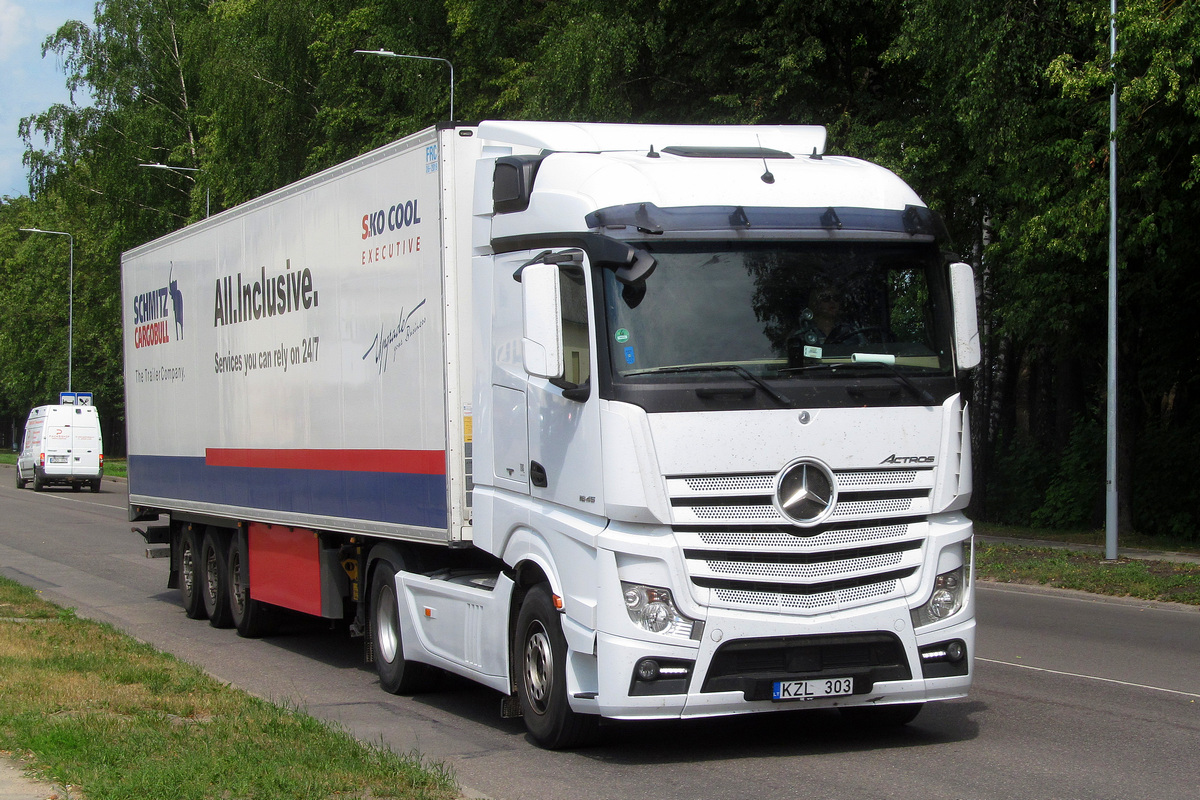 Литва, № KZL 303 — Mercedes-Benz Actros ('2011) 1845