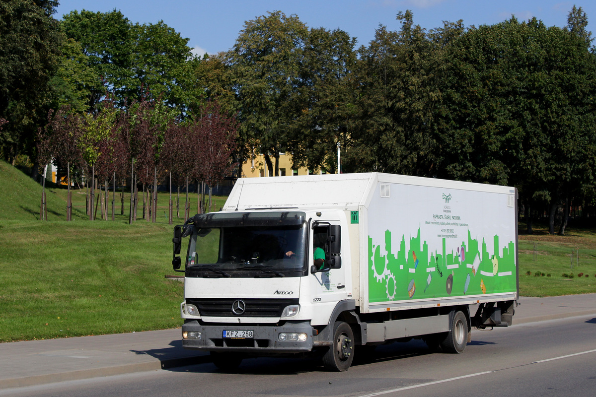 Литва, № KFZ 258 — Mercedes-Benz Atego 1222