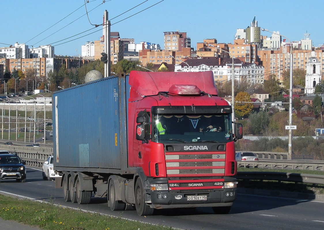 Калужская область, № О 010 ЕТ 40 — Scania ('1996) R124L