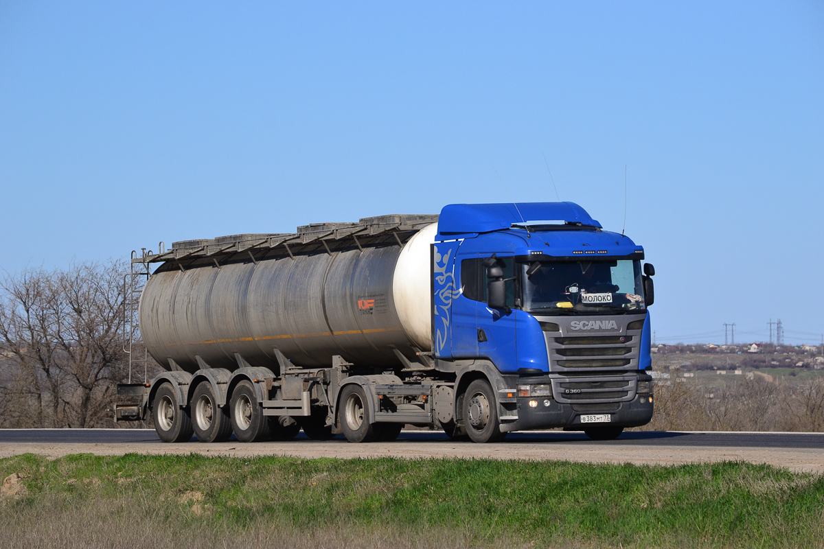 Ульяновская область, № В 383 МТ 73 — Scania ('2013) G360