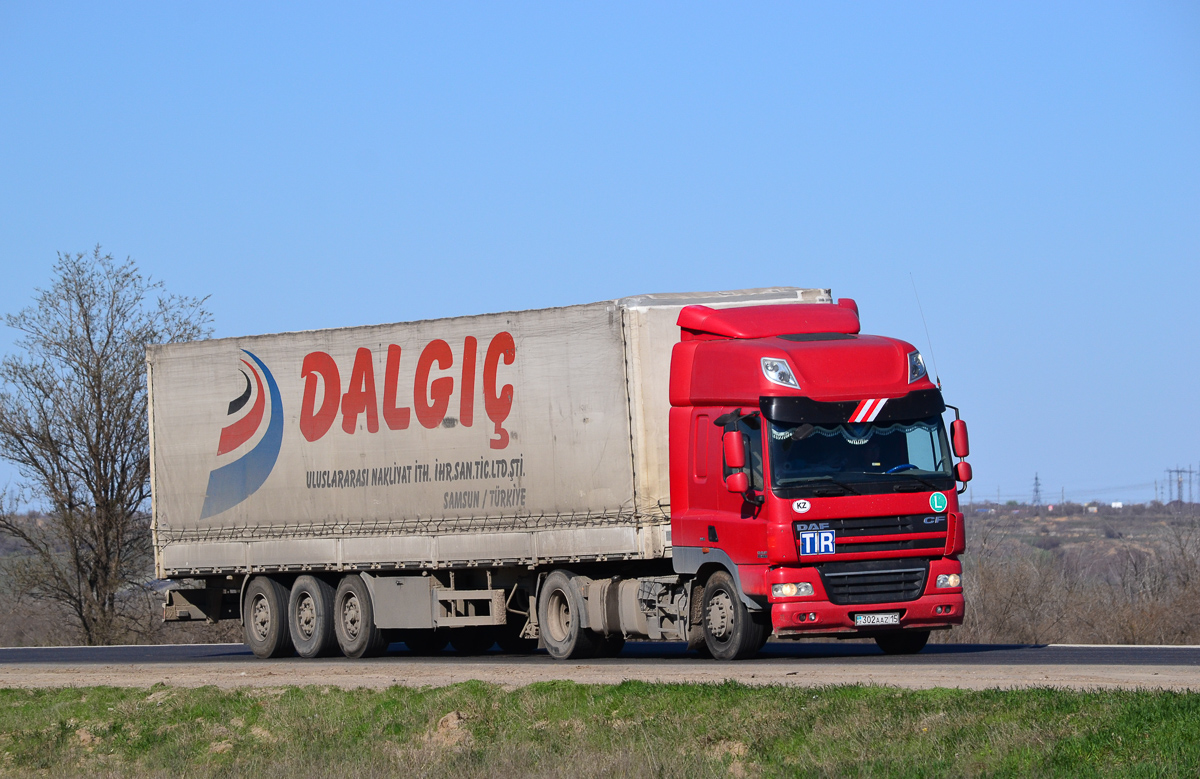 Северо-Казахстанская область, № 302 AAZ 15 — DAF CF85 FT