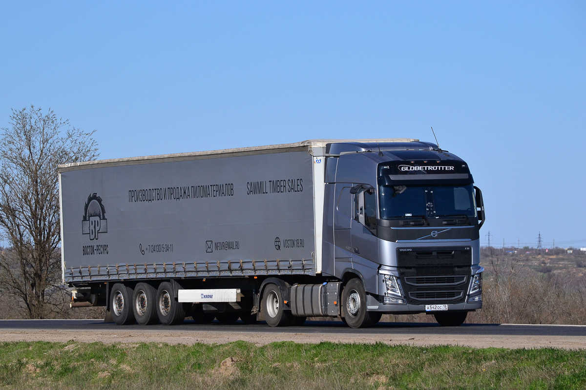 Удмуртия, № А 542 ОС 18 — Volvo ('2012) FH.420