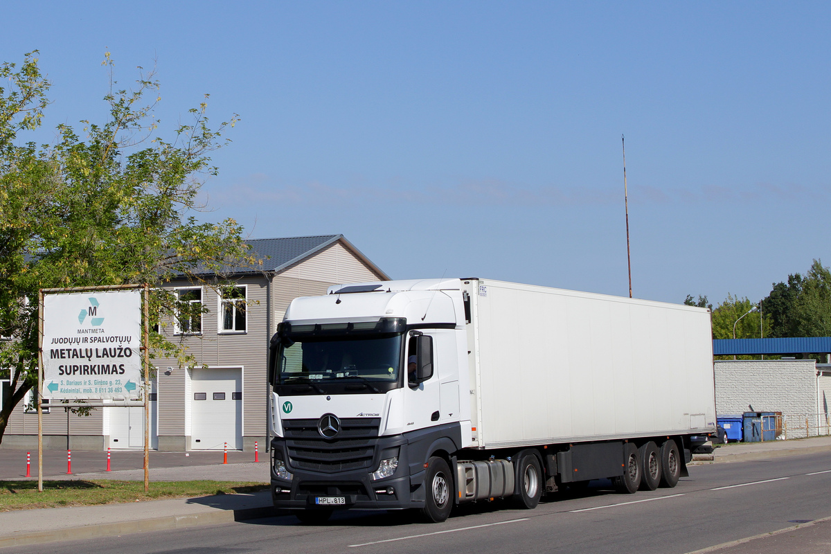 Литва, № HPL 813 — Mercedes-Benz Actros ('2011) 1845