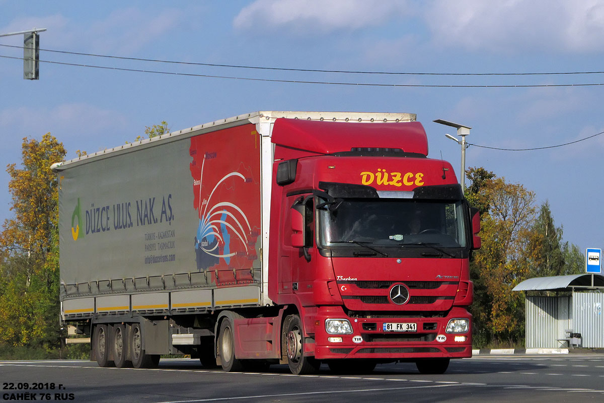 Турция, № 81 FK 341 — Mercedes-Benz Actros ('2009)