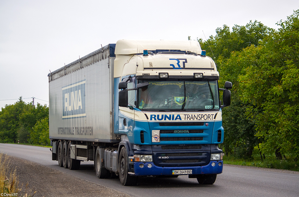 Ровненская область, № ВК 2649 ВЕ — Scania ('2004) R420