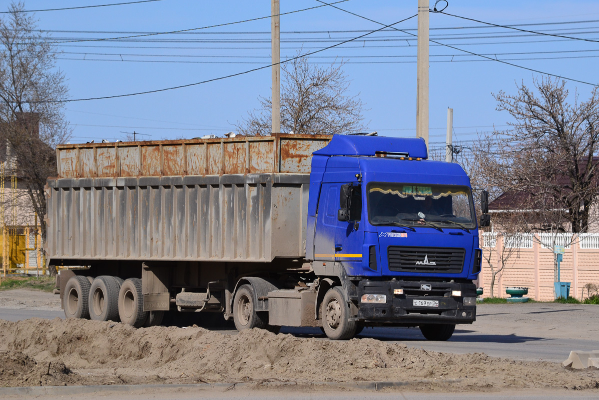 Волгоградская область, № С 169 ЕР 34 — МАЗ-544018