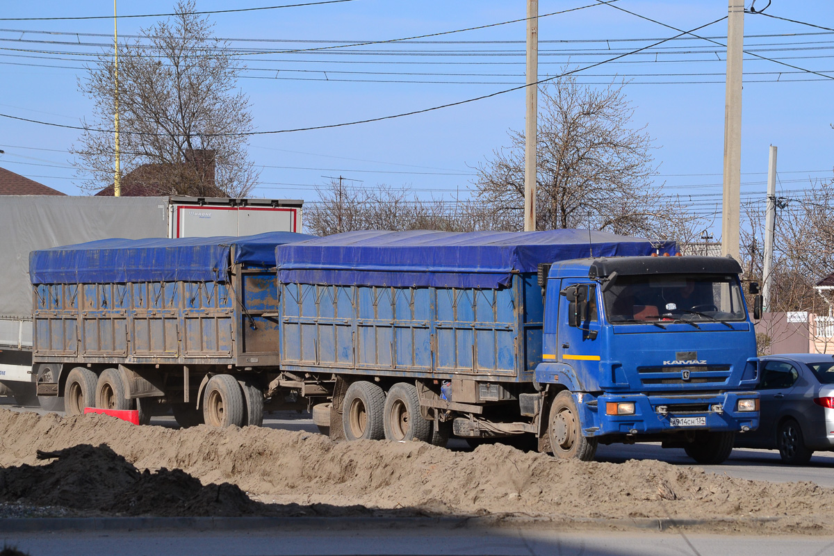 Волгоградская область, № А 914 СН 134 — КамАЗ-65117-N3