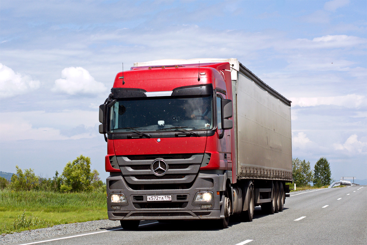 Татарстан, № Х 572 ТА 116 — Mercedes-Benz Actros ('2009) 1841