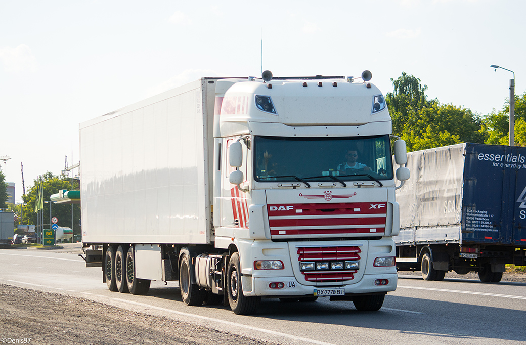 Хмельницкая область, № ВХ 7778 ВІ — DAF XF105 FT