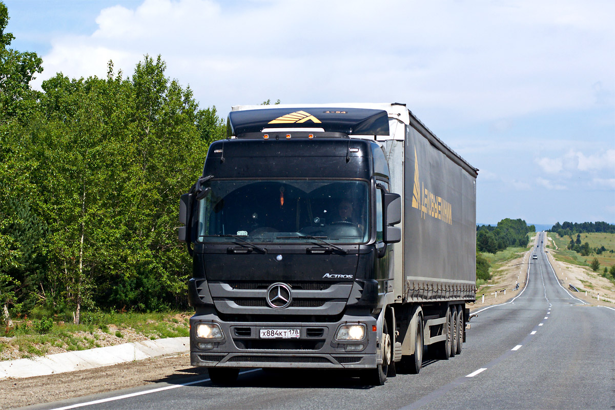 Новосибирская область, № Х 884 КТ 178 — Mercedes-Benz Actros ('2009) 1844