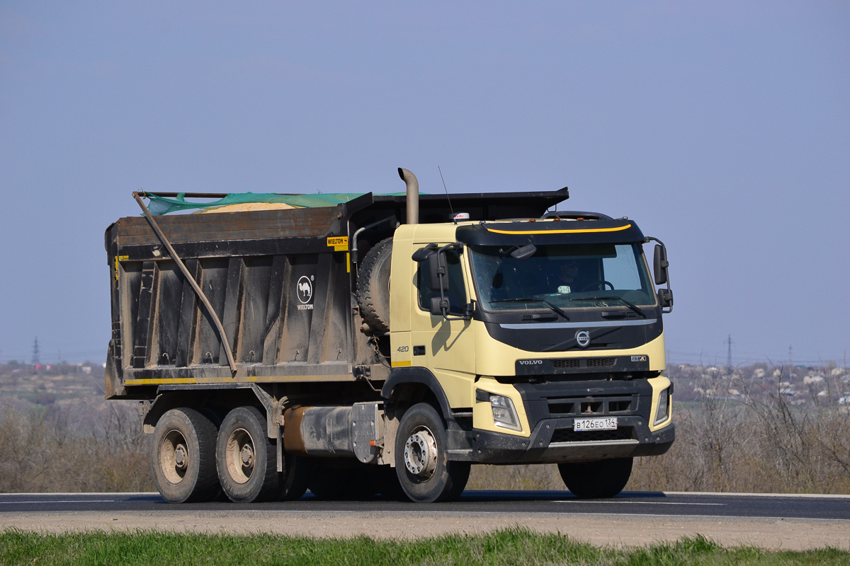 Волгоградская область, № В 126 ЕО 134 — Volvo ('2013) FMX.420 [X9P]