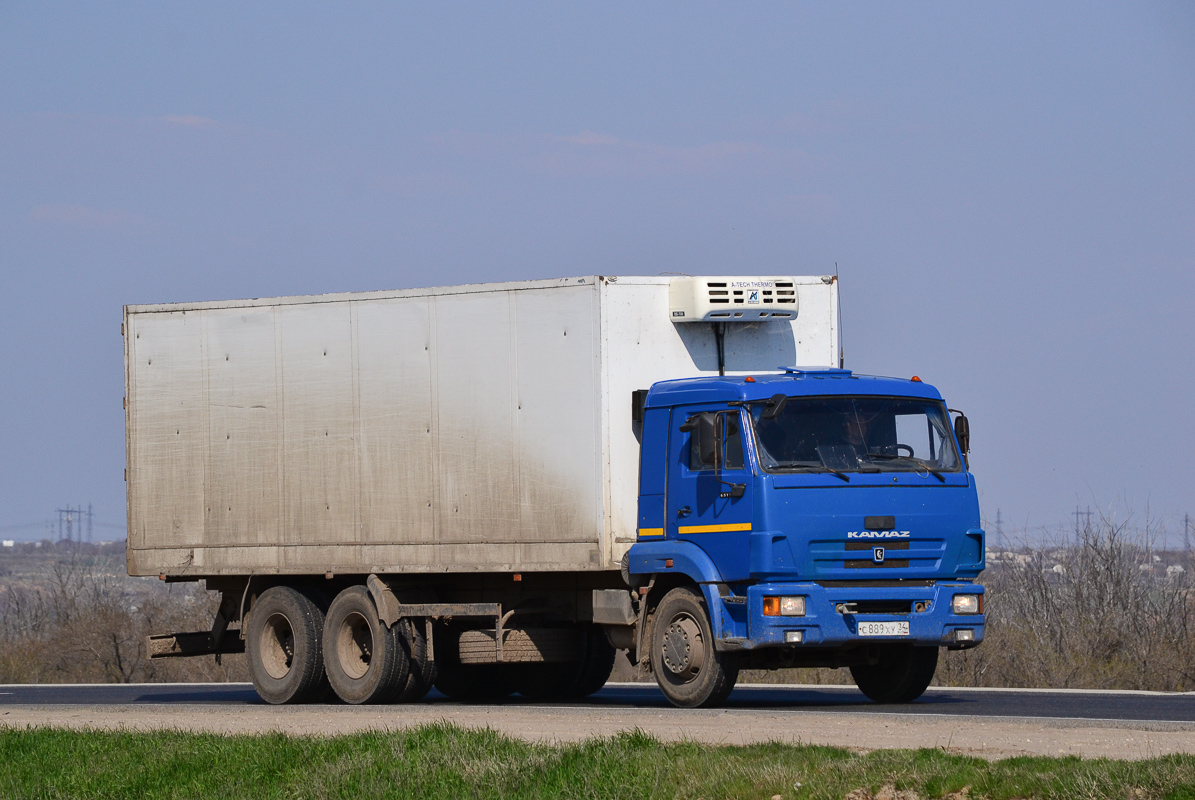 Волгоградская область, № С 889 ХУ 34 — КамАЗ-65117-N3