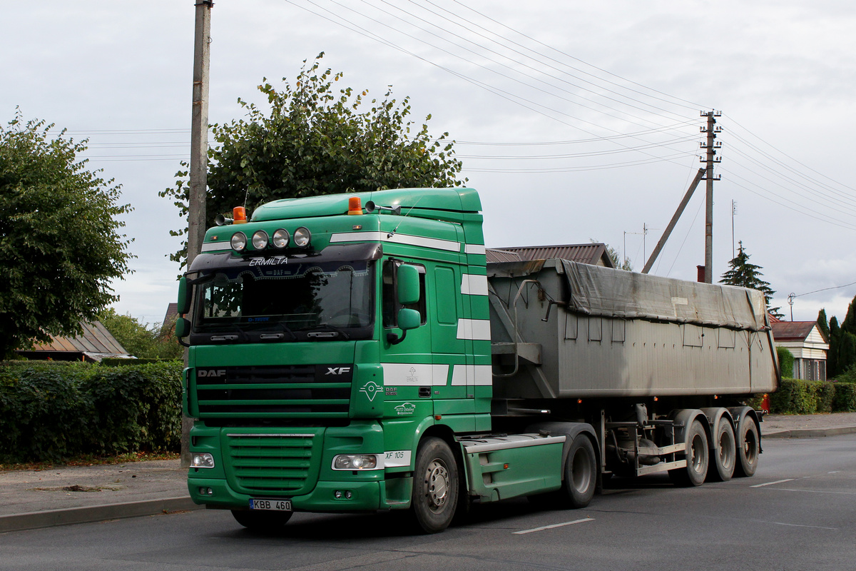 Литва, № KBB 460 — DAF XF105 FT