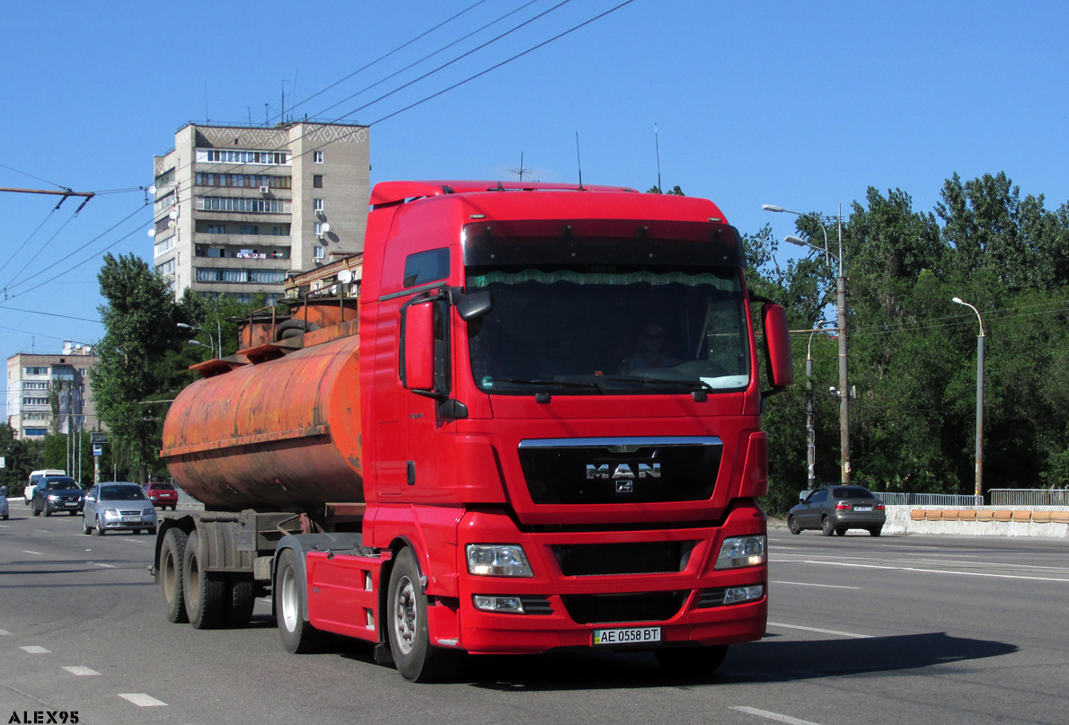 Днепропетровская область, № АЕ 0558 ВТ — MAN TGX ('2007) 18.400