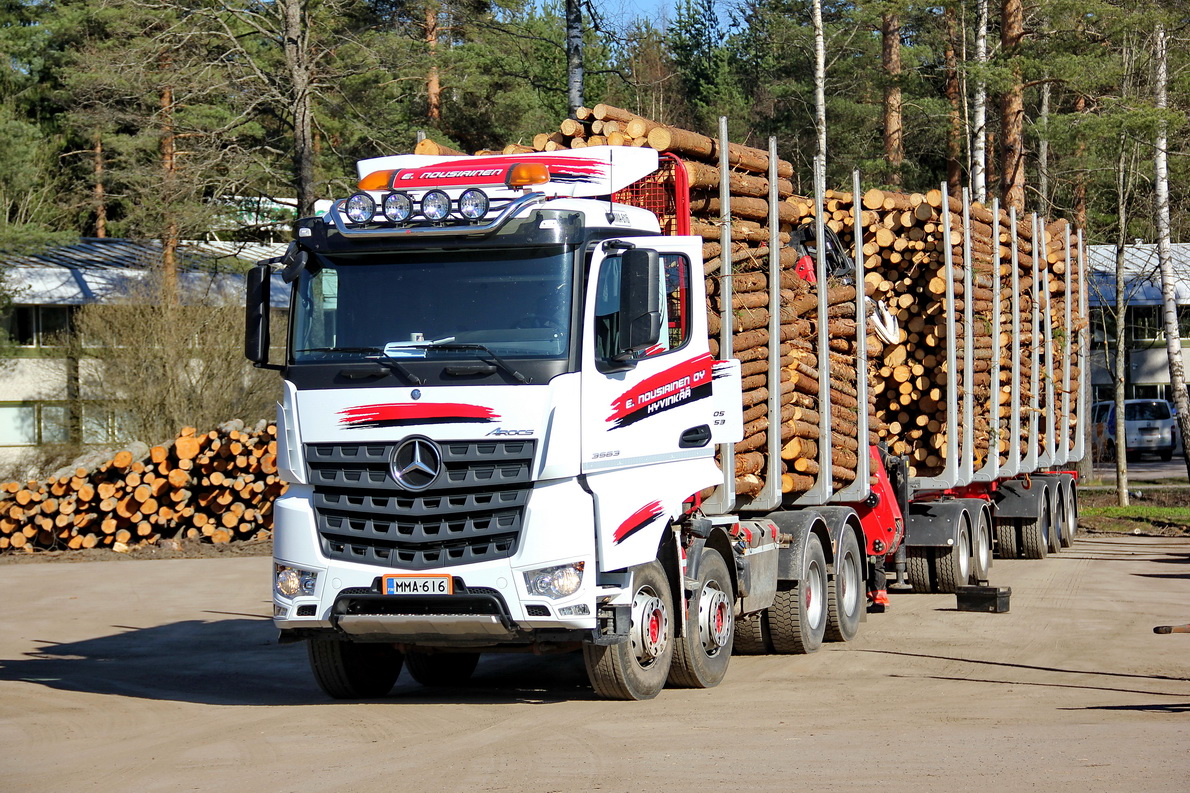 Финляндия, № MMA-616 — Mercedes-Benz Arocs (общ.м)