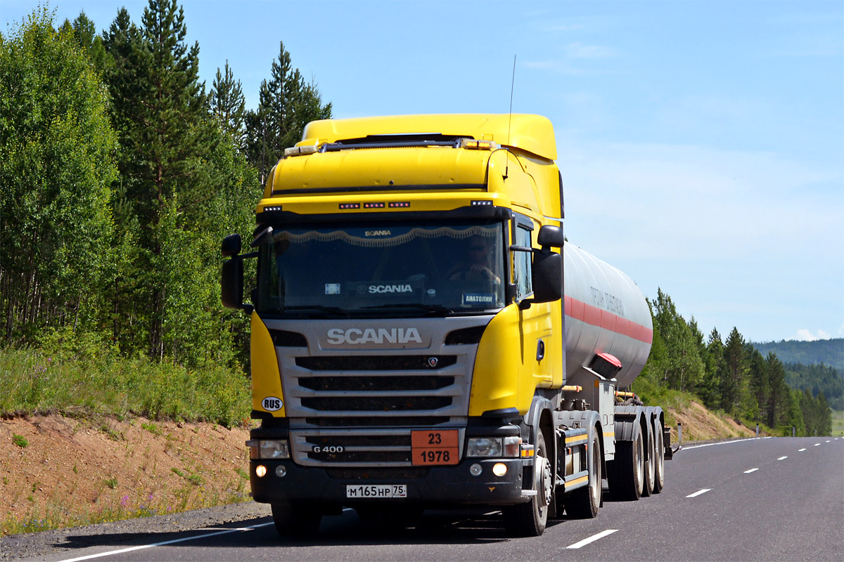 Забайкальский край, № М 165 НР 75 — Scania ('2013) G400