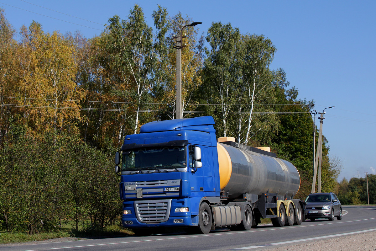 Литва, № FBP 360 — DAF XF105 FT