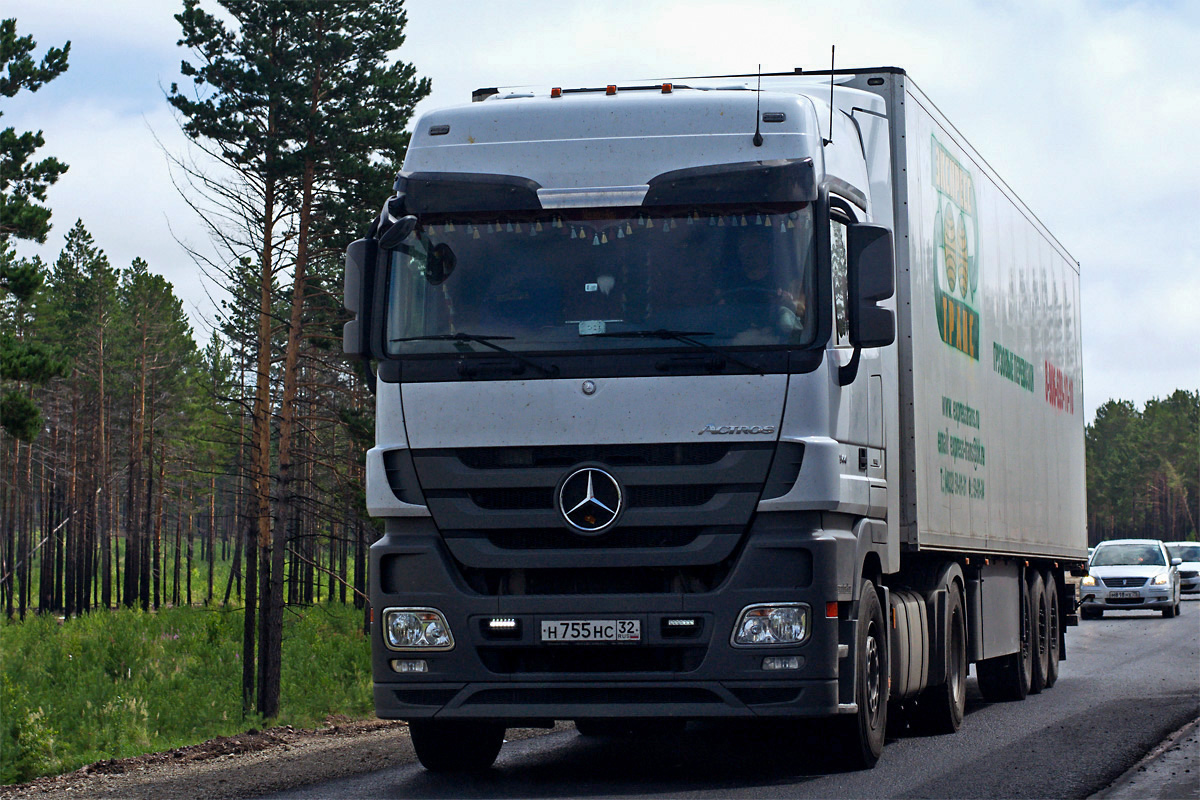 Брянская область, № Н 755 НС 32 — Mercedes-Benz Actros ('2009)