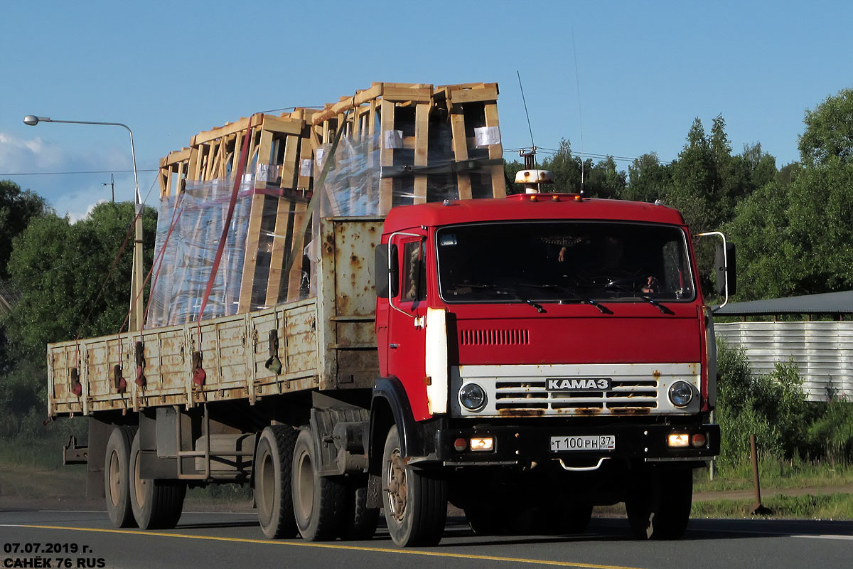 Ивановская область, № Т 100 РН 37 — КамАЗ-5410