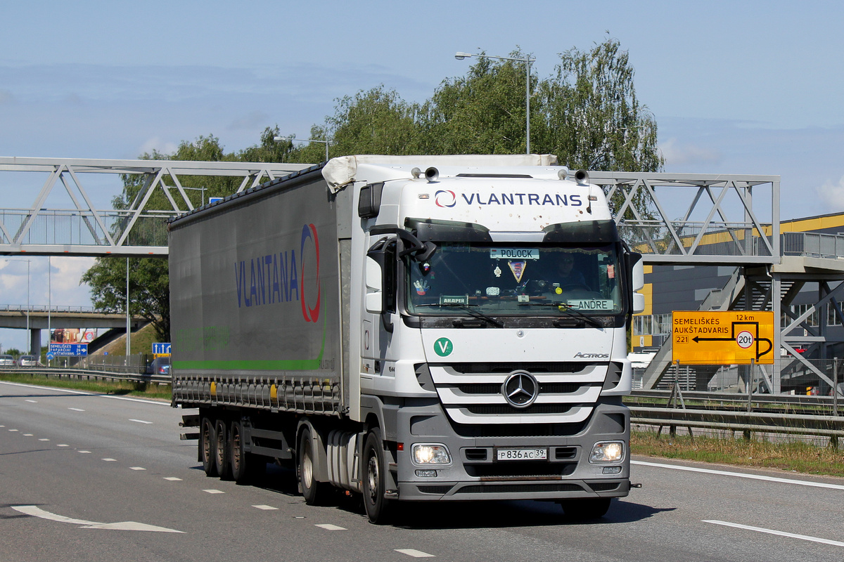 Калининградская область, № Р 836 АС 39 — Mercedes-Benz Actros ('2009) 1844