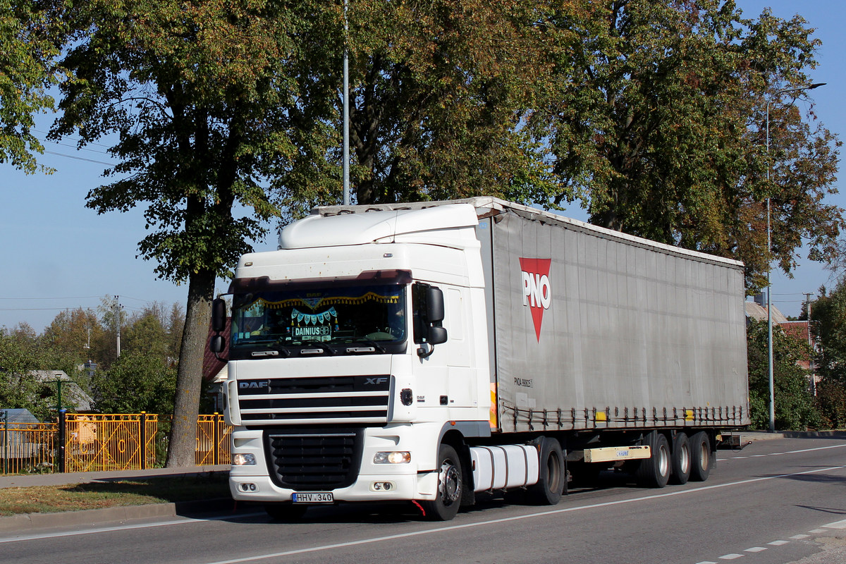 Литва, № HHV 340 — DAF XF105 FT