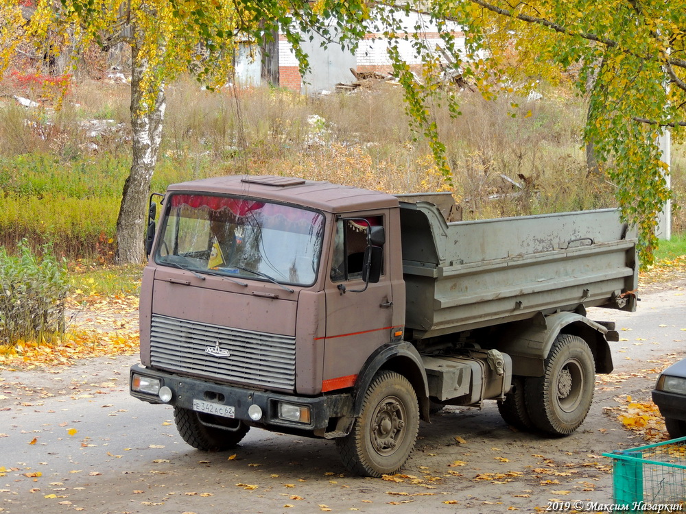 Рязанская область, № Е 342 АС 62 — МАЗ-5551 [555100]