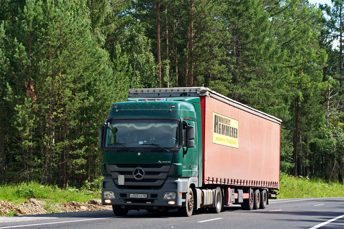 Курская область, № Н 505 УХ 46 — Mercedes-Benz Actros ('2009)