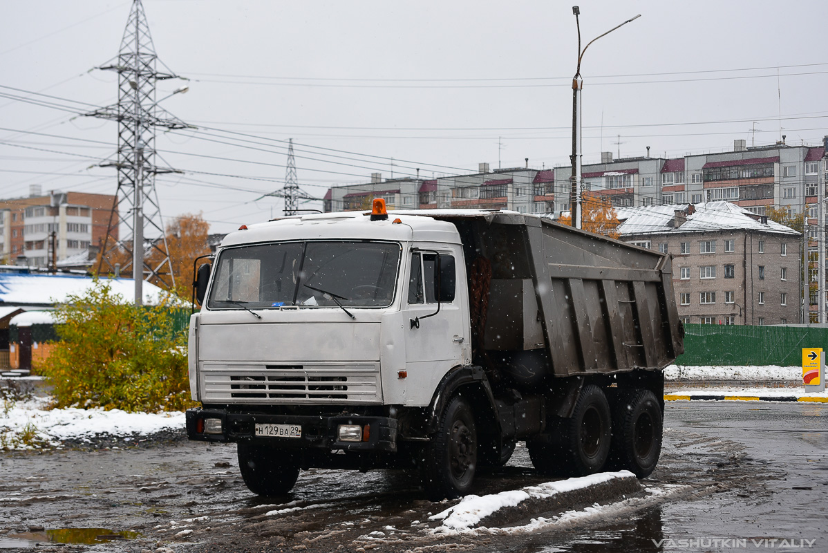 Архангельская область, № Н 129 ВА 29 — КамАЗ-65115-02 [65115C]