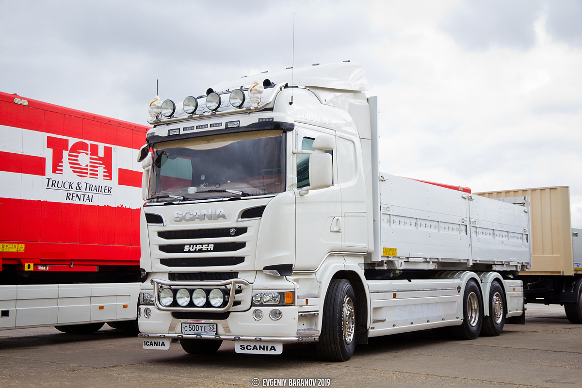 Новгородская область, № С 500 ТЕ 53 — Scania ('2013) R500