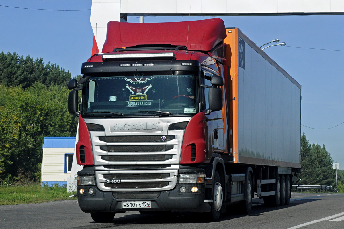 Новосибирская область, № Е 510 ТХ 154 — Scania ('2009) G400