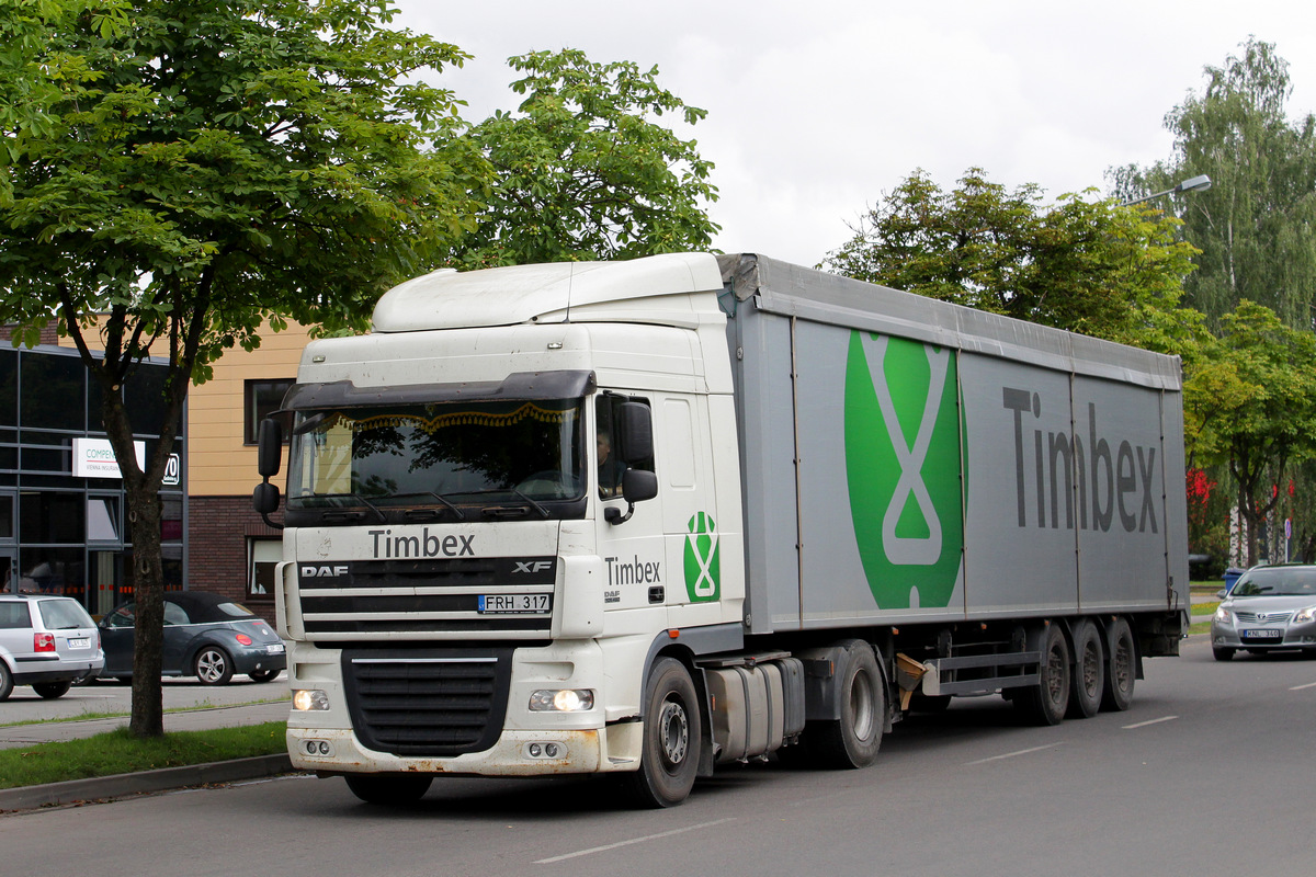 Литва, № FRH 317 — DAF XF105 FT