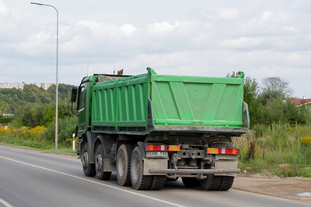 Литва, № ANM 580 — Mercedes-Benz Actros ('1997) 3240