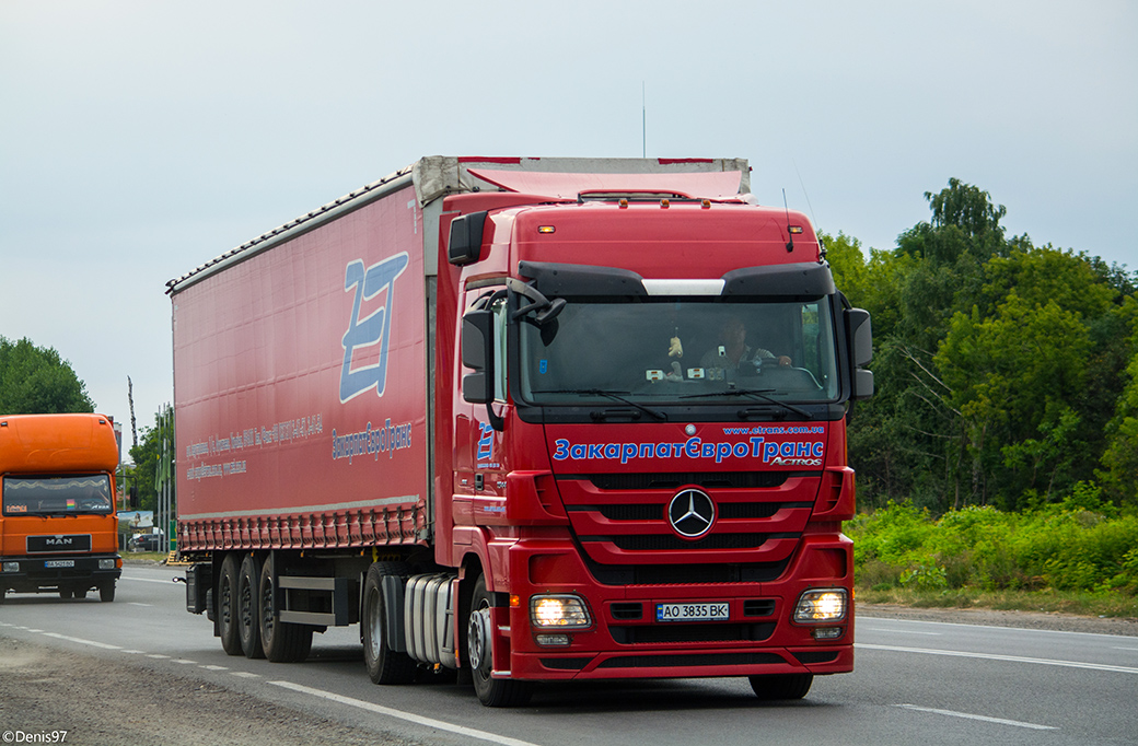 Закарпатская область, № 40 — Mercedes-Benz Actros ('2009) 1844