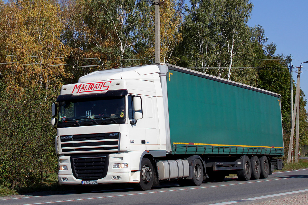 Польша, № BI 0720W — DAF XF105 FT