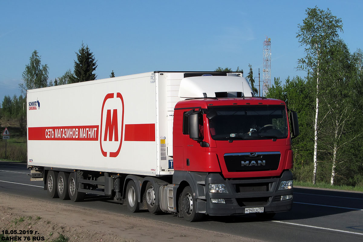 Московская область, № М 140 СА 750 — MAN TGX ('2007) 26.400