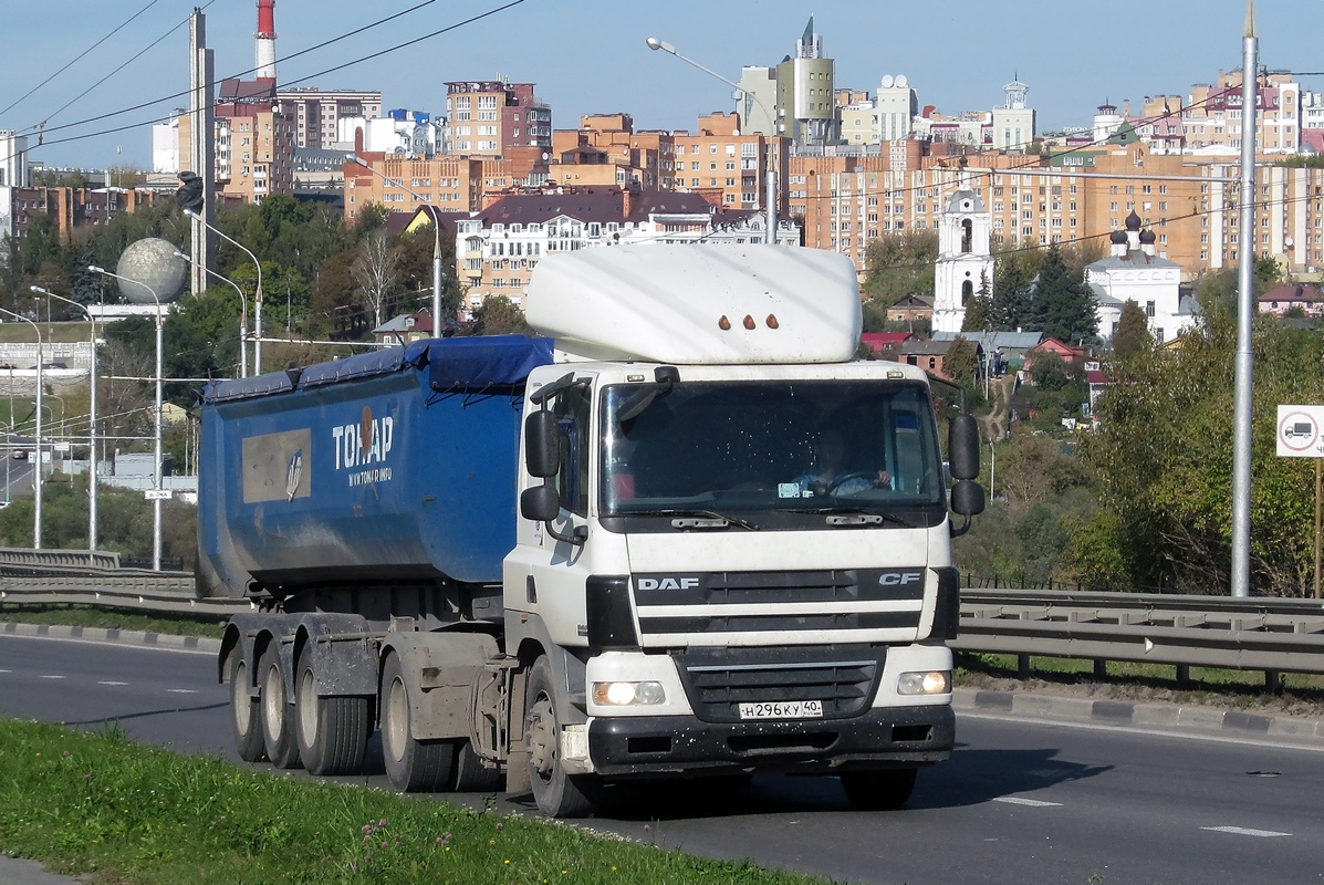 Калужская область, № Н 296 КУ 40 — DAF CF85 FT