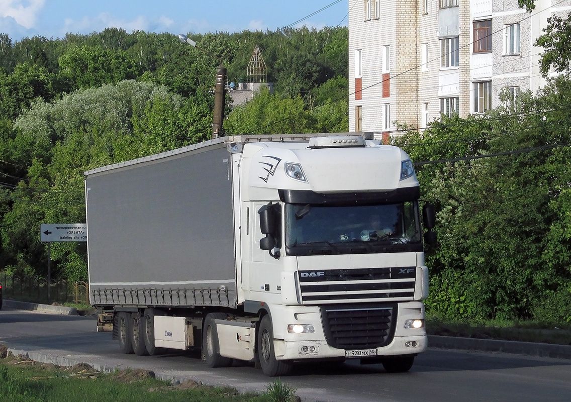 Калужская область, № Н 930 МХ 40 — DAF XF105 FT