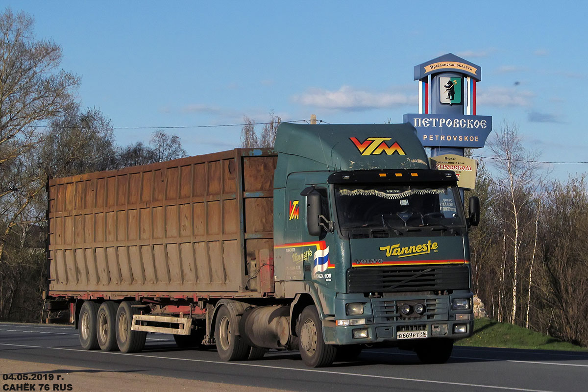 Вологодская область, № В 669 РТ 35 — Volvo ('1993) FH12.380