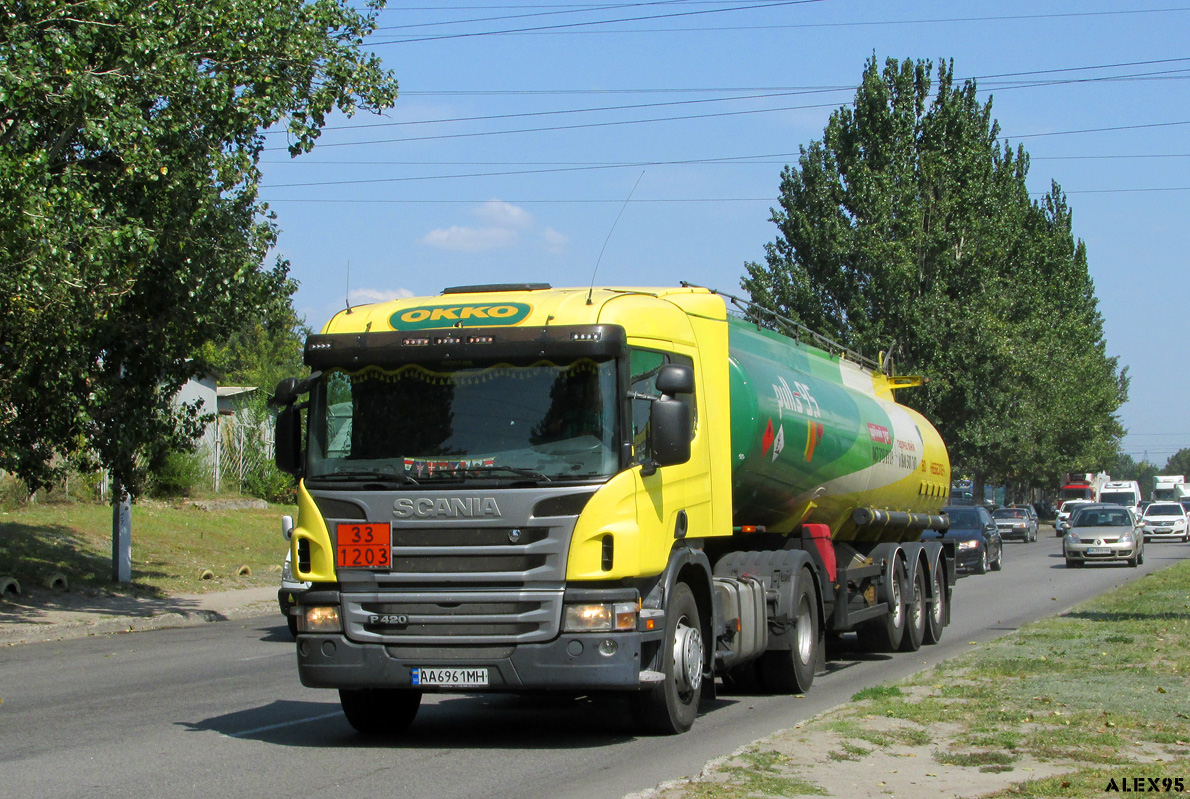 Львовская область, № АА 6961 МН — Scania ('2011) P420