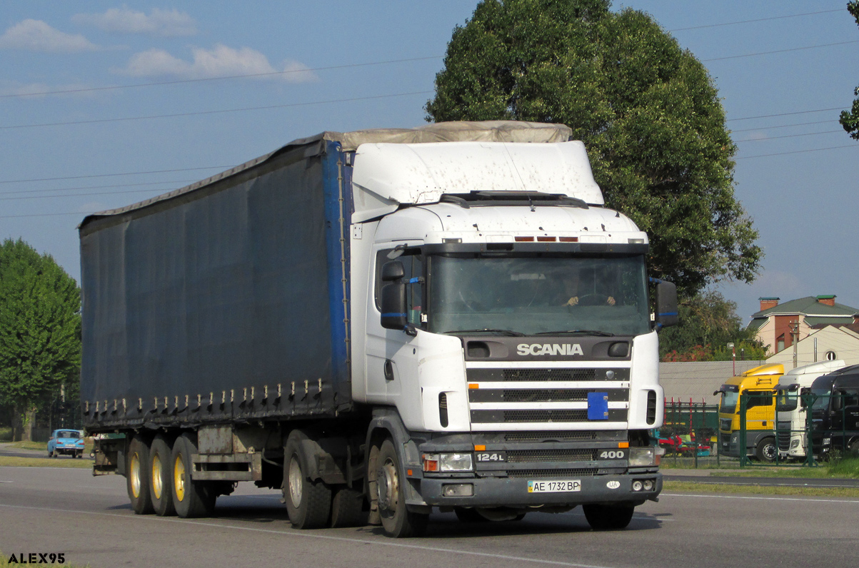 Днепропетровская область, № АЕ 1732 ВР — Scania ('1996) R124L