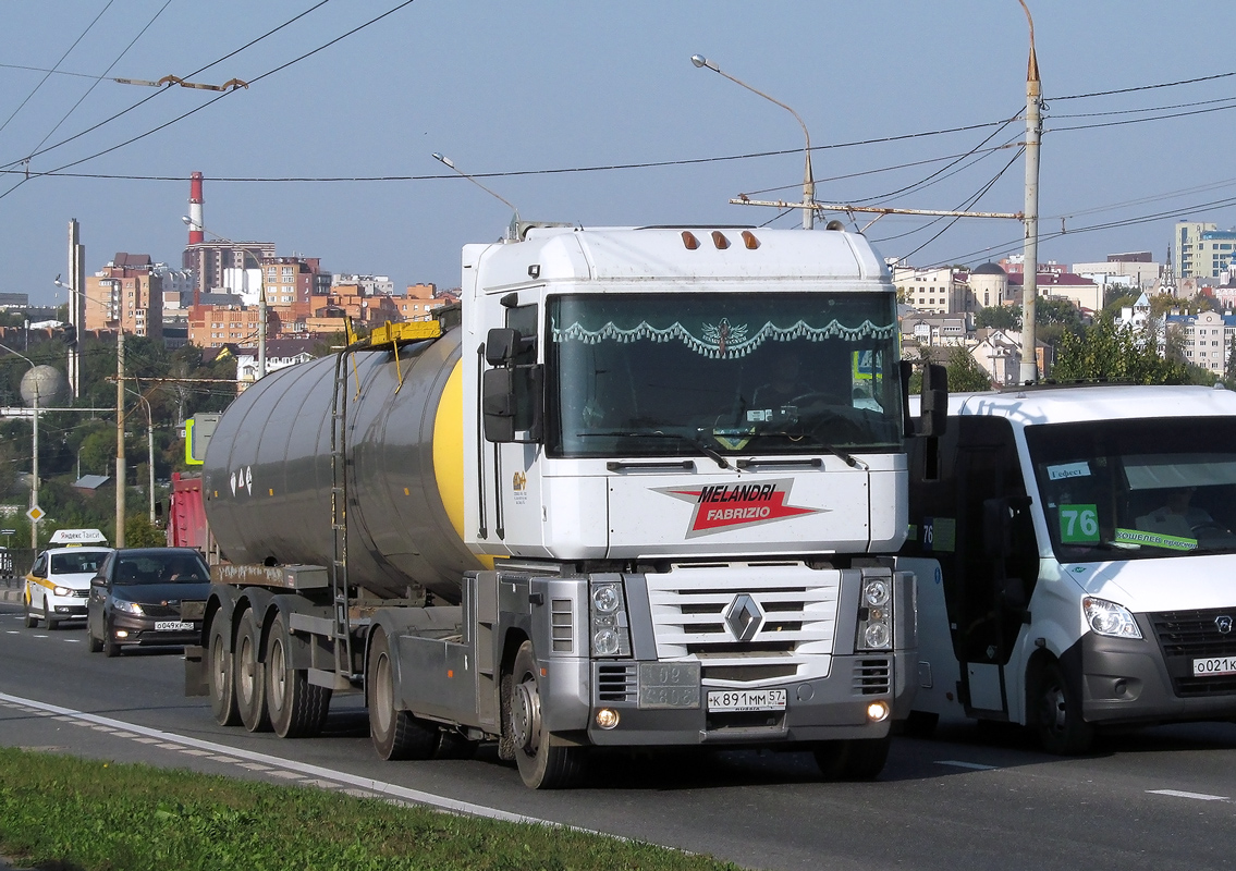 Орловская область, № К 891 ММ 57 — Renault Magnum E-Tech ('2001)