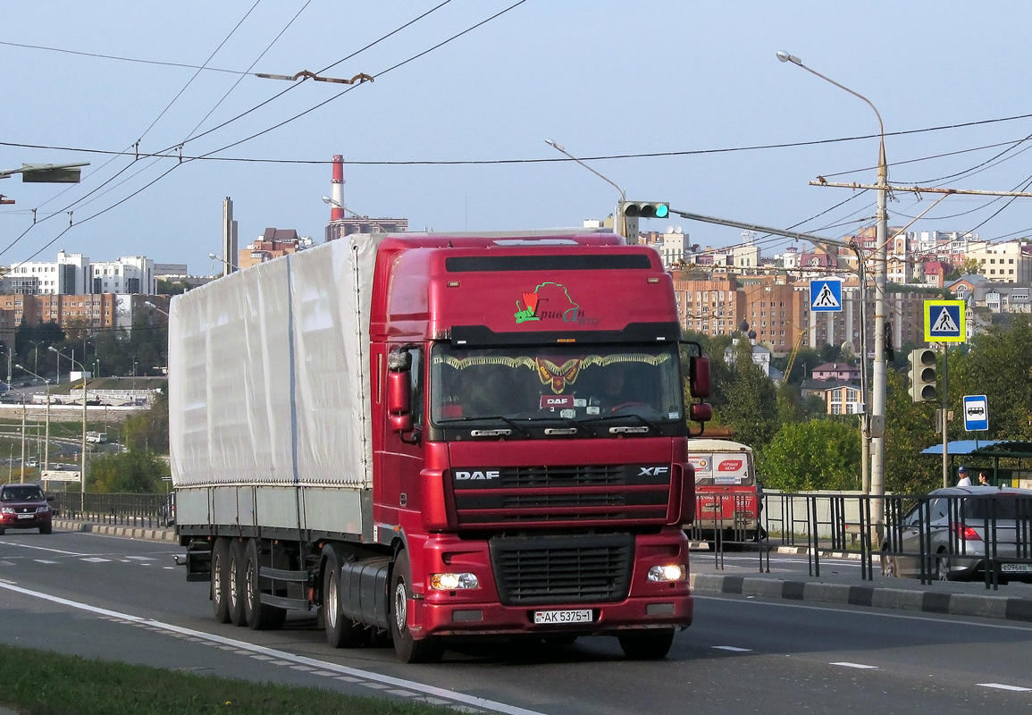 Брестская область, № АК 5375-1 — DAF XF105 FT