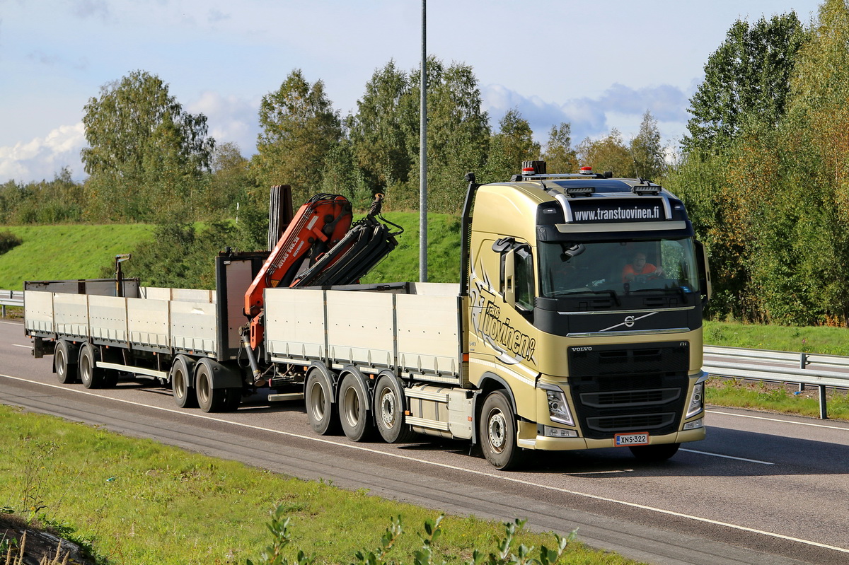 Финляндия, № XNS-322 — Volvo ('2012) FH.540